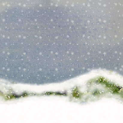 Kerstkaart kaartjes posten Achterkant