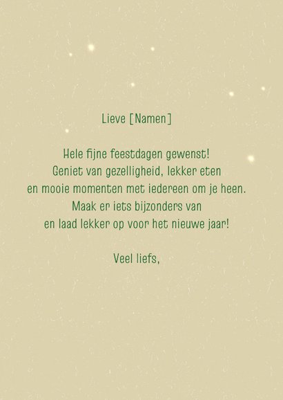 Kerstkaart kabouter met cadeautjes 3
