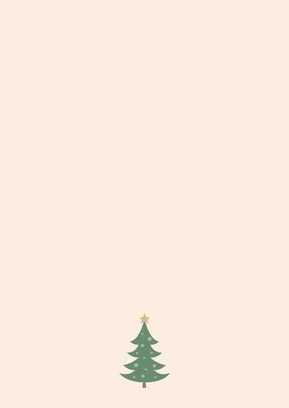 Kerstkaart kalender Save the date Achterkant
