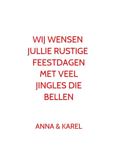 Kerstkaart keep calm jingle bells 3