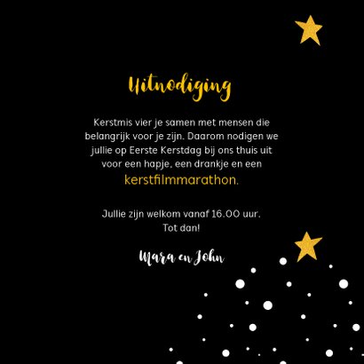 Kerstkaart Kerst vieren is samen kerstfilms kijken 3