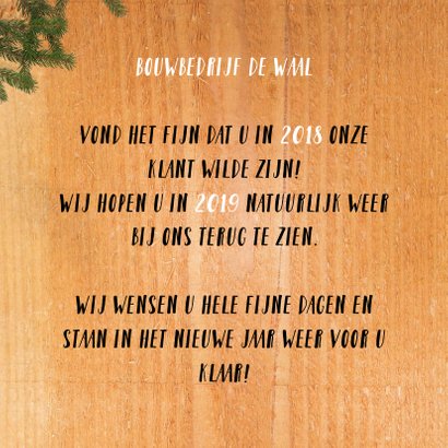 Kerstkaart kerstbal gereedschappen 3