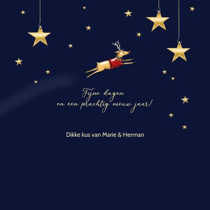 Kerstkaart kerstbal met baby 3