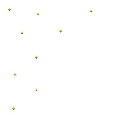 Kerstkaart kerstboom goud blokken 2