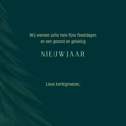 Kerstkaart kerstboom op groen 3