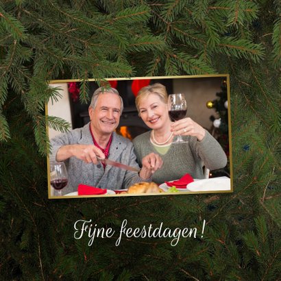 Kerstkaart kersthart en hert 2