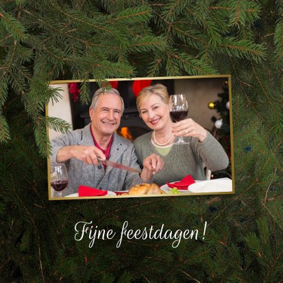 Kerstkaart kersthart en hert 2