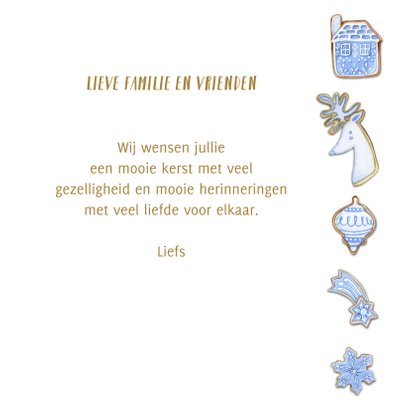 Kerstkaart kerstkoekjes 3