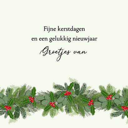 Kerstkaart - Kerstkrans 3