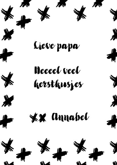 Kerstkaart Kerstkusjes 3