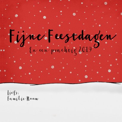 Kerstkaart kerstmis kerst schaatsen 3