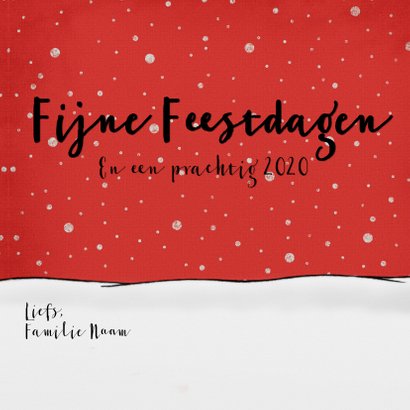 Kerstkaart kerstmis kerst schaatsen 3