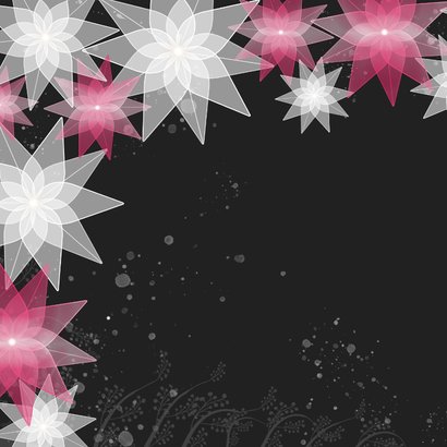 Kerstkaart kerststerren fotokaart sier 2