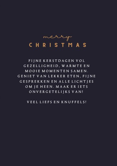 Kerstkaart kersttakken met ballen rechthoek 3