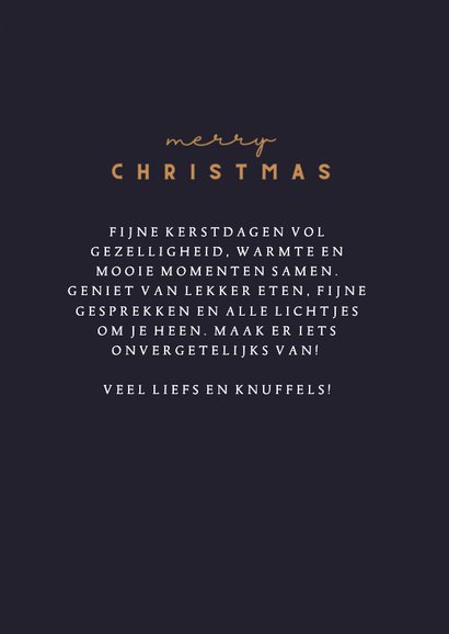 Kerstkaart kersttakken met ballen rechthoek 3