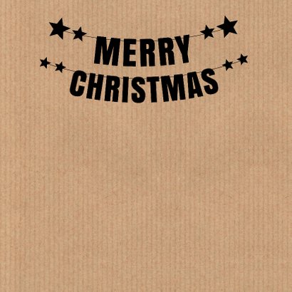 Kerstkaart kraftlook fotocollage slinger 2