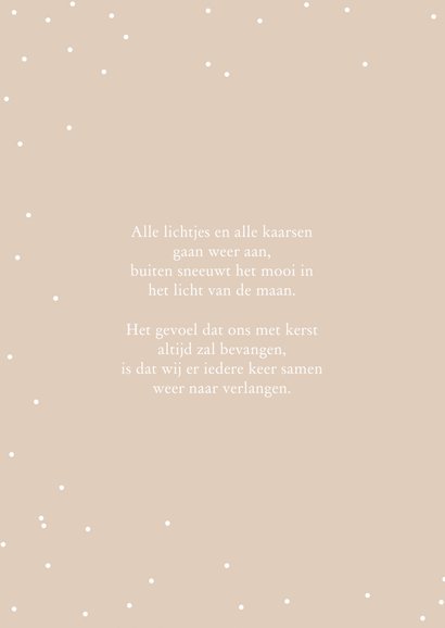 Kerstkaart krans Joy 2