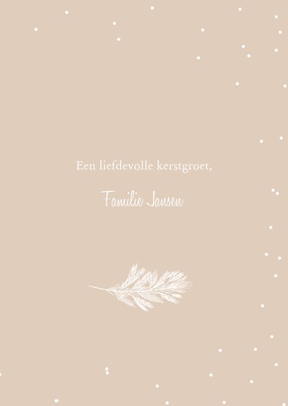 Kerstkaart krans Joy 3