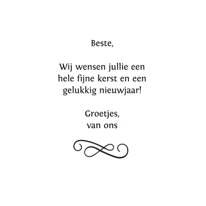 Kerstkaart krans met sterren 3