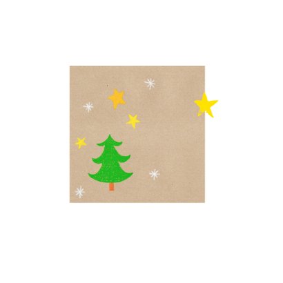 Kerstkaart krijt typografie 2