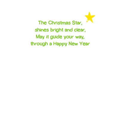 Kerstkaart krijt typografie 3