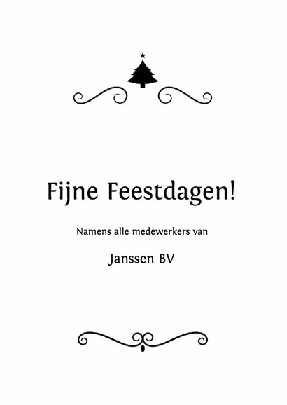 Kerstkaart label kraftpapier 3