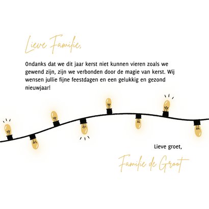 Kerstkaart lampjes hart 3