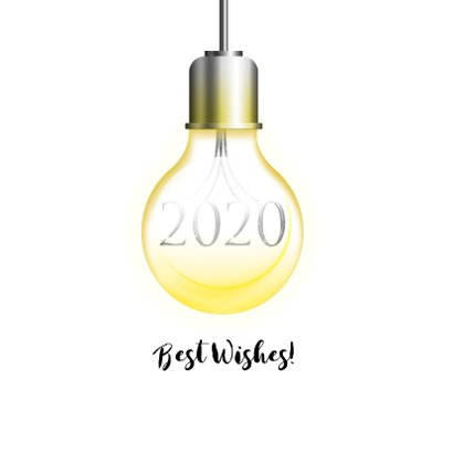 Kerstkaart let it shine lichtpeertjes 2020 2