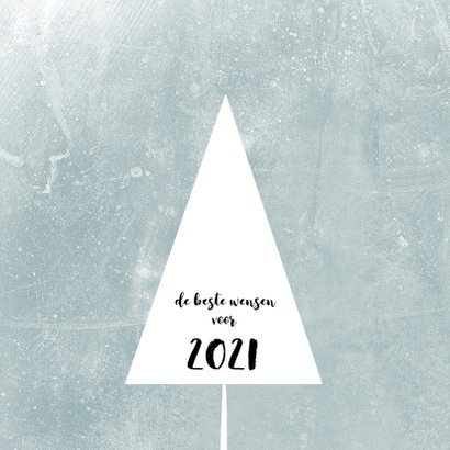 Kerstkaart let it snow 2020-2021, eenvoudig 3