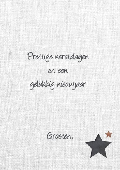 kerstkaart - letterboom 3