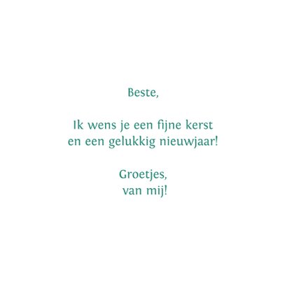 Kerstkaart liefdevol kerstfeest krans 3