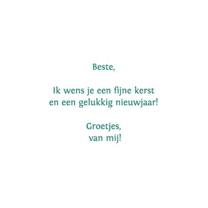 Kerstkaart liefdevol kerstfeest krans 3