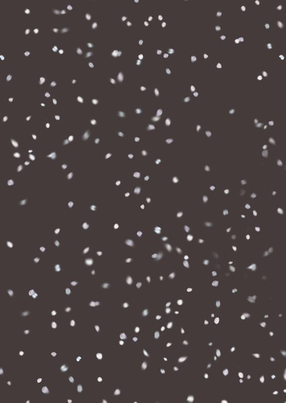Kerstkaart liefdevol met sneeuwvlokjes effect 2