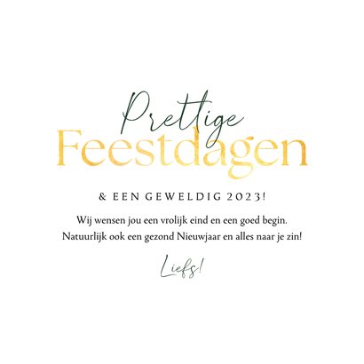 Kerstkaart liefdevolle kerst hart goudlook velvet groen foto 3