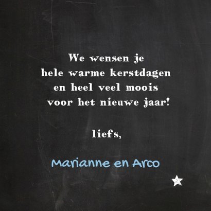 Kerstkaart Little Christmas eigen foto 3