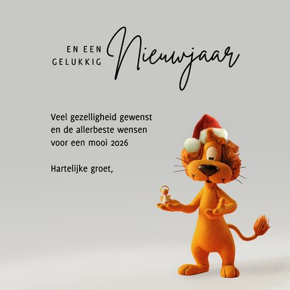 Kerstkaart Loeki de kerstman 3