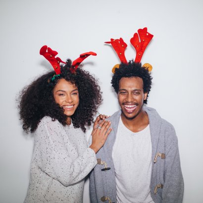 Kerstkaart maak een elf van jezelf 2