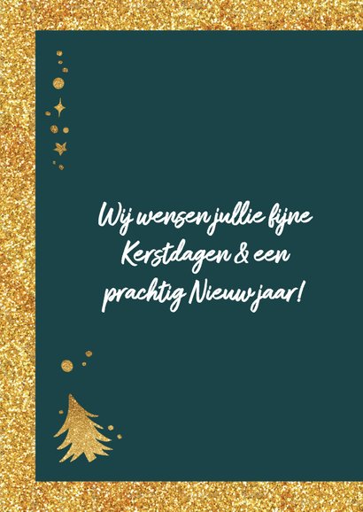 Kerstkaart merry christmas lettering 2