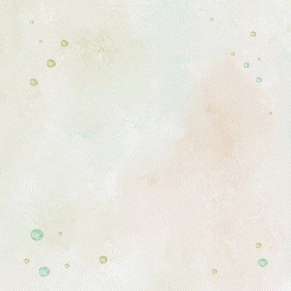 Kerstkaart met 3 aquarel kerstbomen Achterkant