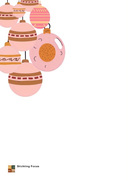 Kerstkaart met 3 kersthuisjes 2