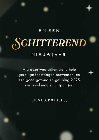 Kerstkaart met discobol stralende feestdagen! 3