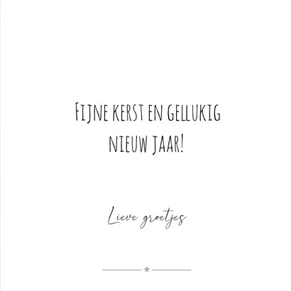 Kerstkaart met duif en sterren 3