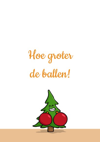 Kerstkaart met een wijze les 2