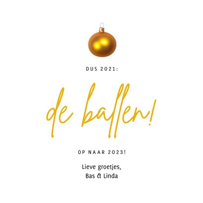Kerstkaart met foto - 2022 kan de boom in 3