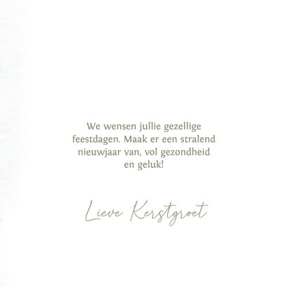 Kerstkaart met foto en kerstboom label design 3