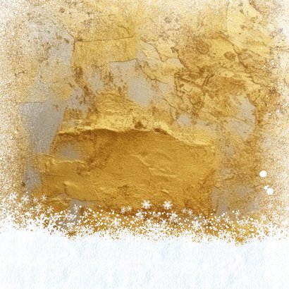 Kerstkaart met foto en kerstboom label design Achterkant