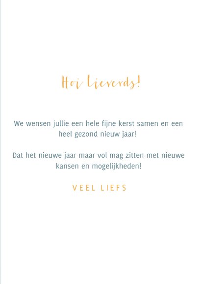 Kerstkaart met fotocollage en illustratie van bosdieren 3