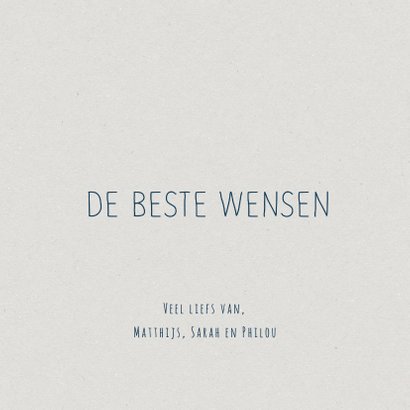 Kerstkaart met geschilderd roodborstje 3
