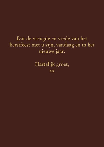 Kerstkaart met geschilderde kaars 3
