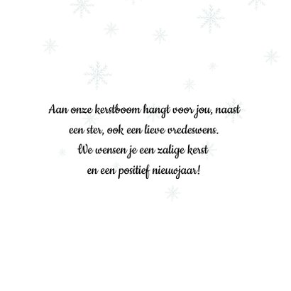 Kerstkaart met gezellige kersttafel 3